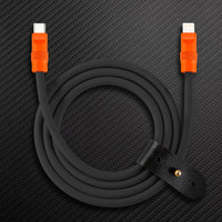 Black Chubby" 240W Cabo de carregamento com Color Connectors