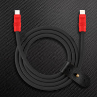 Black Chubby" 240W Cabo de carregamento com Color Connectors