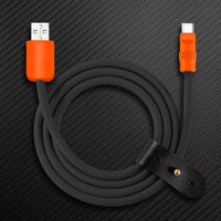 Black Chubby" 240W Cabo de carregamento com Color Connectors