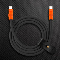 Black Chubby" 240W Cabo de carregamento com Color Connectors