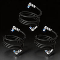 Chubby RotateX" 240W Rotativo Cable – Pack de 2 / Pack de 3 (Duplo 180° + LED)