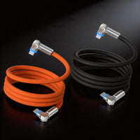 Chubby RotateX" 240W Rotativo Cable – Pack de 2 / Pack de 3 (Duplo 180° + LED)