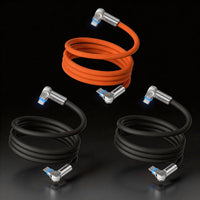 Chubby RotateX" 240W Rotativo Cable – Pack de 2 / Pack de 3 (Duplo 180° + LED)