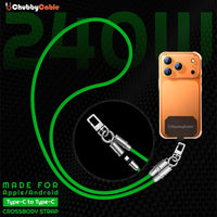 ChubbyCable Alça a tiracolo - antirroubo Hang & Twist-to-Charge 240W LoopCharge Cable