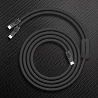ChubbyCable Duo-Flex™ 100W & 60W 2-in-1 Fast Charging & Data Transfer Cable with Soft Silicone