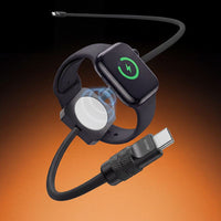 ChubbyCable Solo-Flex™ 2-In-1 USB-C Cable With In-Line Watch Charger