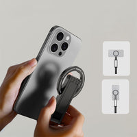 ChubbyGrip TriFold - Multi-Angle Adjustable, Foldable Aluminum Alloy Magnetic Triangle Stand