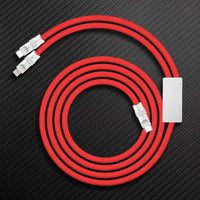 Duo-Flex vivid" 2-em-1 100W Cabo de carregamento