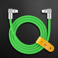 FlexElbow Pro" 90° Design 240W Cabo de carregamento rápido