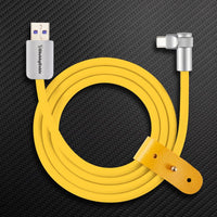 FlexElbow Pro" 90° Design 240W Cabo de carregamento rápido
