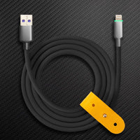 Thin Chubby" 100W Smart Light Cabo de carregamento com Mirrored & Frosted Connector