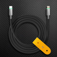 Thin Chubby" 100W Smart Light Cabo de carregamento com Mirrored & Frosted Connector