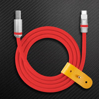 Turbo Charged" Type C to USB-B transferência rápida cabo de impressora