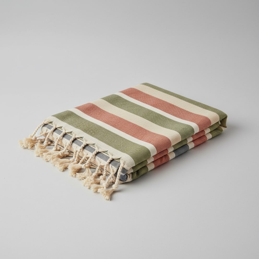 Toalha hammam em jacquard