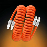 Curly Chubby" 240W Coiled Cabo de carregamento rápido para carro [240H Sag-Free]